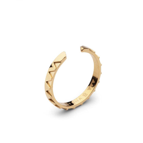 Skultuna & GtG Sharktooth Ring Thin Gold
